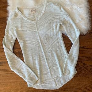 Mint Green V-Neck Sweater